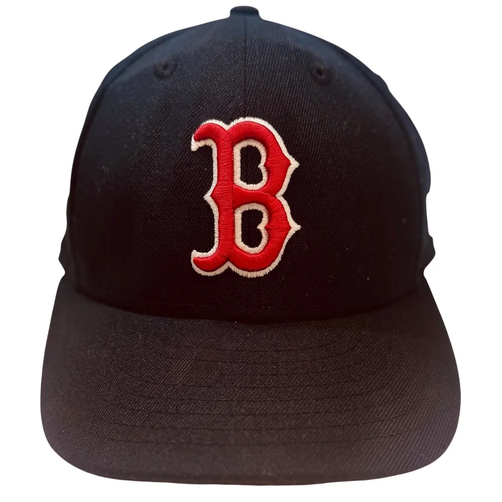 New Era Boston Red Sox MLB Authentic Collection 59FIFTY Fitted Hat Navy 7 1/4